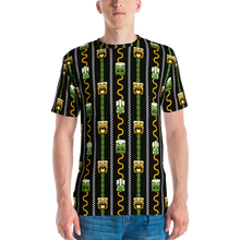 Load image into Gallery viewer, Green and Orange Tiki All-Over-Print T-shirt