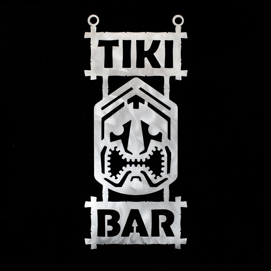 Metal Tiki Bar Sign 1