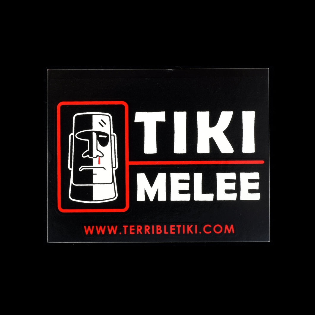 Tiki Melee Vinyl Sticker