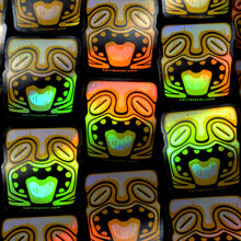 Load image into Gallery viewer, Holographic Tiki Head Sticker
