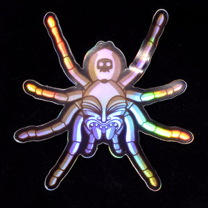Holographic Tikirantula Sticker