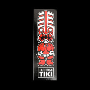 Red Toothy Tiki Sticker