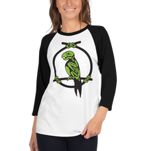 Load image into Gallery viewer, Enchanted Parrot Skeleton 3/4 Tee
