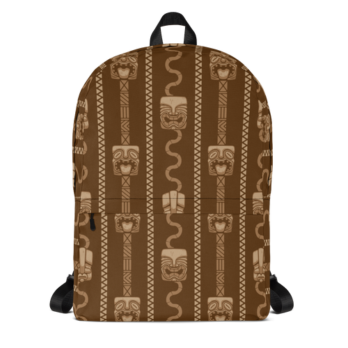 Tiki Pattern Backpack