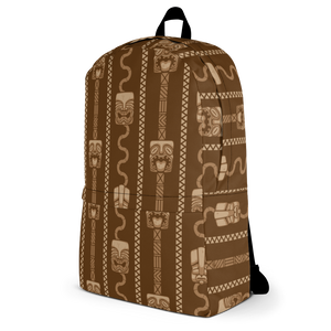 Tiki Pattern Backpack