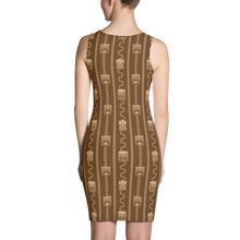 Load image into Gallery viewer, Brown Tiki and Bamboo Dress
