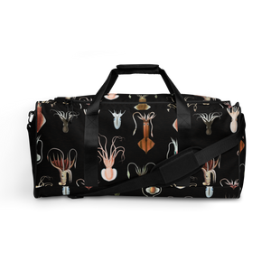 Cephalopod Black Duffle bag