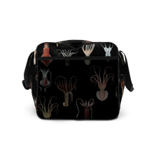 Load image into Gallery viewer, Cephalopod Black Duffle bag