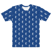 Load image into Gallery viewer, Blue Seahorse Men&#39;s t-shirt