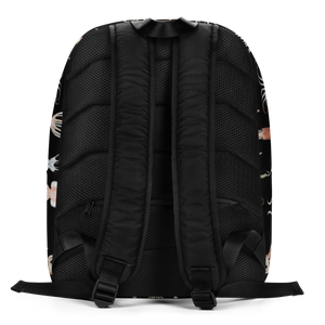 Cephalopod Black Minimalist Backpack