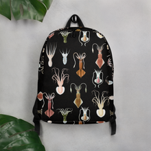 Load image into Gallery viewer, Cephalopod Black Minimalist Backpack