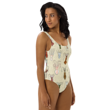 Load image into Gallery viewer, Cephalopod Vintage One-Piece Swimsuit