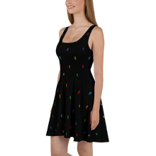 Load image into Gallery viewer, Rainbow Seahorse Skater Dress