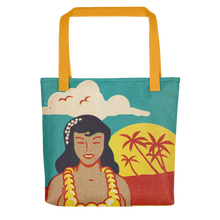 Load image into Gallery viewer, Vintage Beach Girl Tote bag