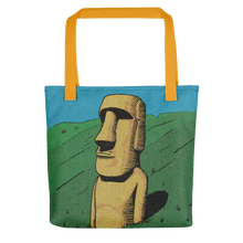 Load image into Gallery viewer, Moai on the Grass Tote bag