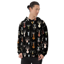 Load image into Gallery viewer, Cephalopod Black Unisex Hoodie