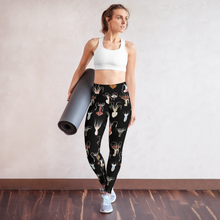 Load image into Gallery viewer, Cephalopod Black Yoga Leggings