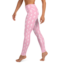 Load image into Gallery viewer, Pink Seahorse Yoga Leggings