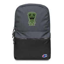 Load image into Gallery viewer, Green Tiki Embroidered Champion Backpack