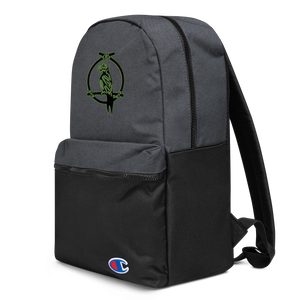 Zombie Parrot Embroidered Champion Backpack