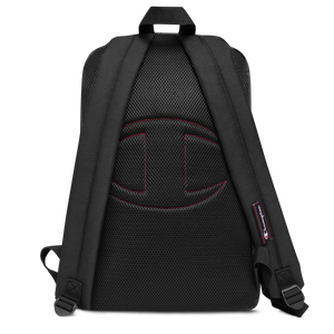 Two Tone Moai Embroidered Champion Backpack
