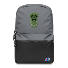 Load image into Gallery viewer, Green Tiki Embroidered Champion Backpack