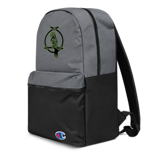 Zombie Parrot Embroidered Champion Backpack