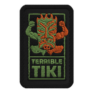 Terrible Tiki Embroidered patch