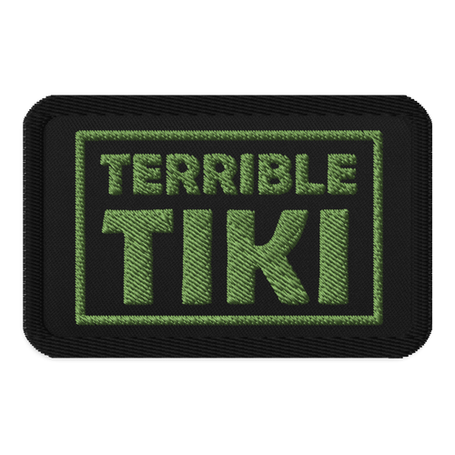 Terrible Tiki Logo Embroidered patch