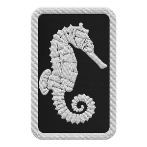 Seahorse Embroidered patch