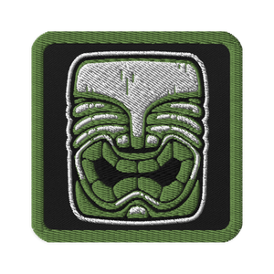 Tiki Face 2 Embroidered patch