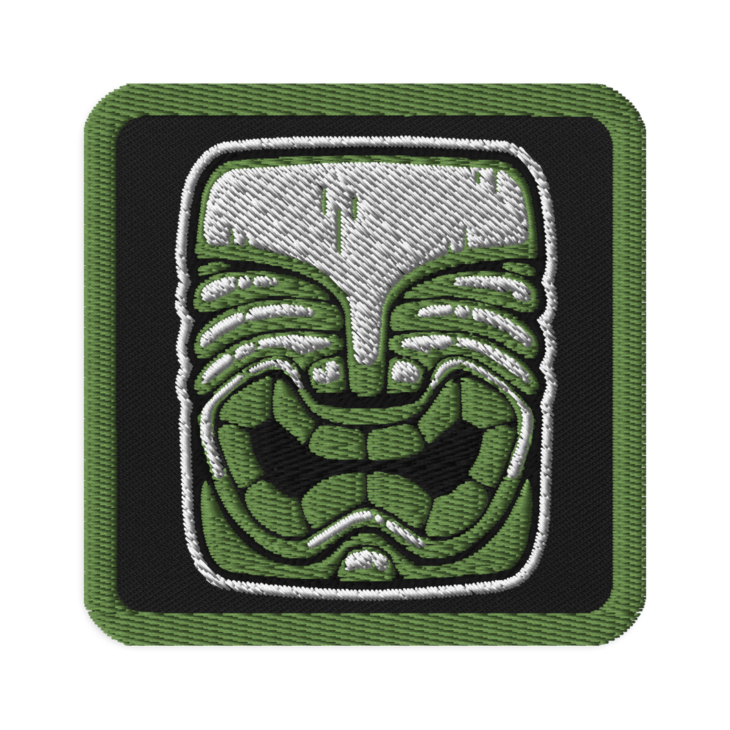 Tiki Face 2 Embroidered patch