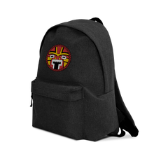 Load image into Gallery viewer, Tiki Face Three Embroidered Backpack