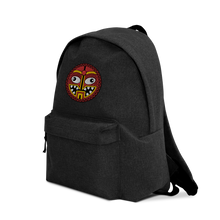 Load image into Gallery viewer, Tiki Face Four Embroidered Backpack