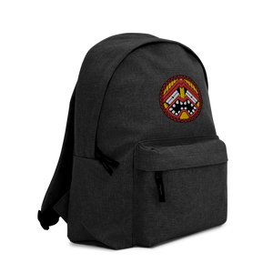 Tiki Face One Embroidered Backpack