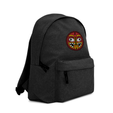 Load image into Gallery viewer, Tiki Face Four Embroidered Backpack