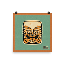 Load image into Gallery viewer, Orange Tiki Face Poster