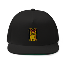 Load image into Gallery viewer, Yellow and Red Tiki Flat Bill Cap