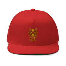 Load image into Gallery viewer, Orange and Yellow Tiki Flat Bill Cap