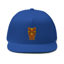 Load image into Gallery viewer, Orange and Yellow Tiki Flat Bill Cap