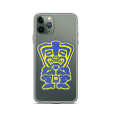 Load image into Gallery viewer, Blue and Yellow Tiki iPhone Case
