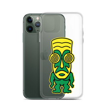 Load image into Gallery viewer, Green and Yellow Tiki iPhone Case