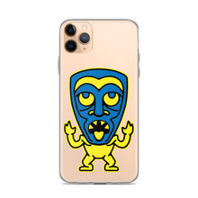 Load image into Gallery viewer, Yellow and Blue Tiki iPhone Case