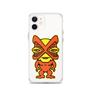 Orange and Yellow Tiki iPhone Case