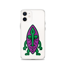 Load image into Gallery viewer, Purple and Green Tiki iPhone Case