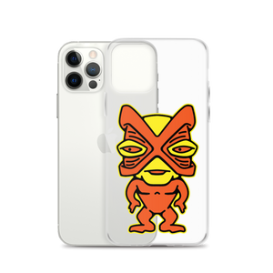 Orange and Yellow Tiki iPhone Case