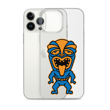 Load image into Gallery viewer, Blue and Orange Tiki iPhone Case