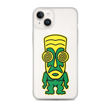 Load image into Gallery viewer, Green and Yellow Tiki iPhone Case