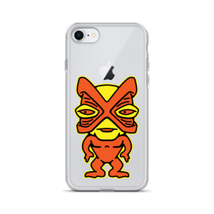 Orange and Yellow Tiki iPhone Case