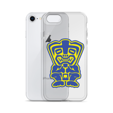 Load image into Gallery viewer, Blue and Yellow Tiki iPhone Case